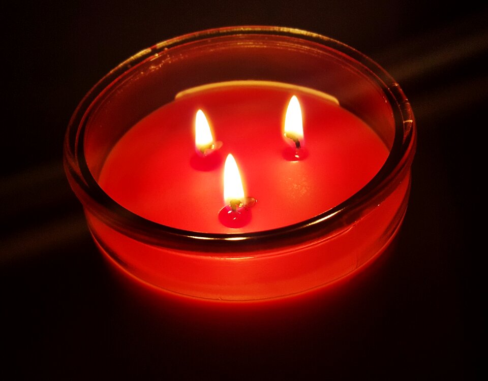 Aromatic scented candle wax