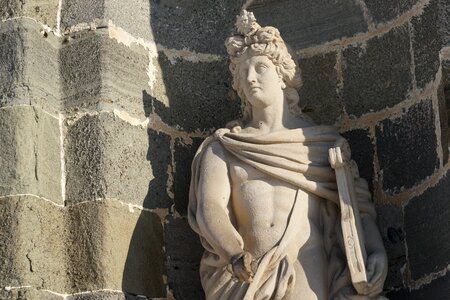Stone park sculpture