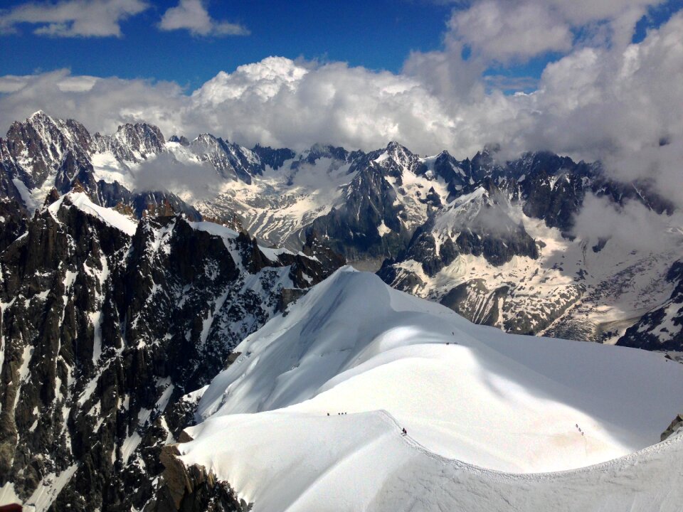 Clouds nature snow