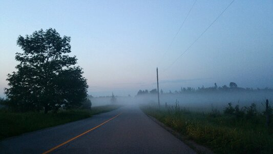Mist country rural photo