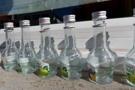 Brandy spirit bottles