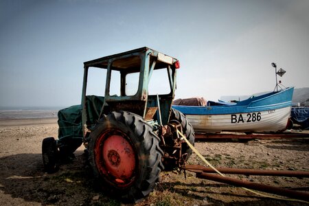 Vintage agriculture machinery photo