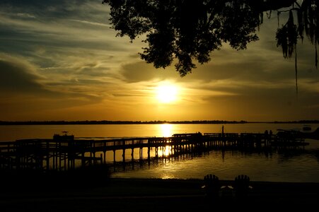 Florida mount dora abendstimmung photo