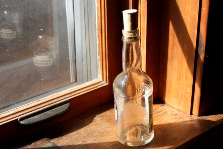 Cabin daylight liquor bottle