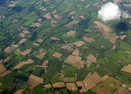 Aircraft bird's eye view fields