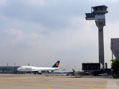 Air traffic control airport frankfurt photo