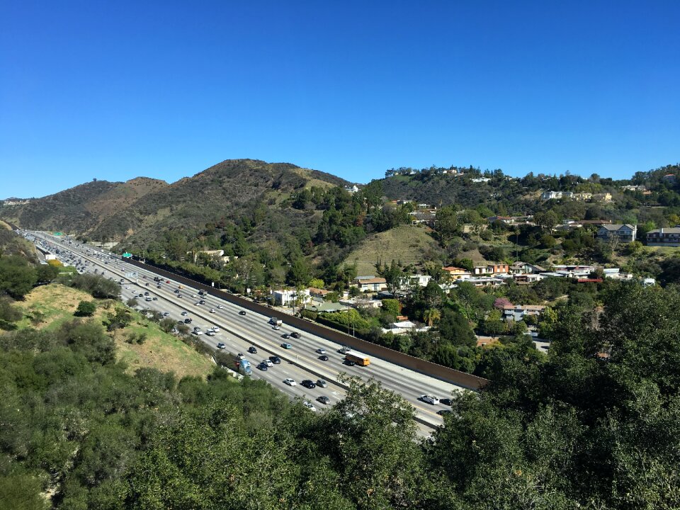 Freeway cars fossil fuel