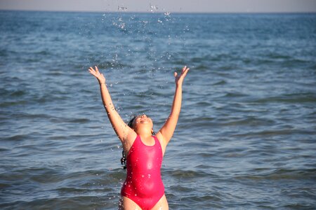 Water drops happiness
