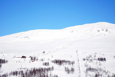 Real mountains swedish mountains snow