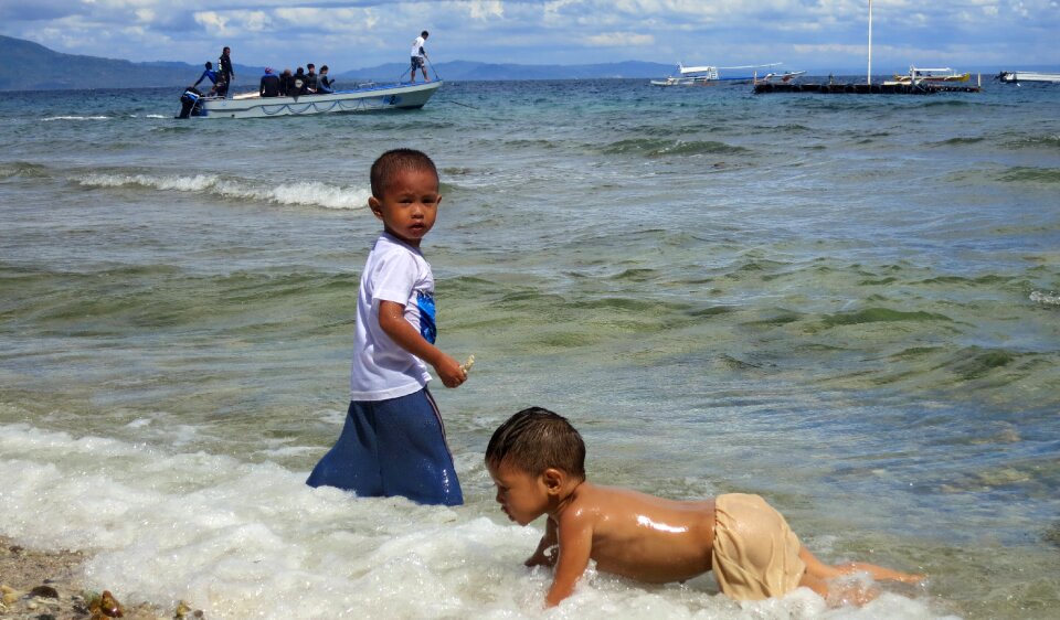 Outdoor young children photo