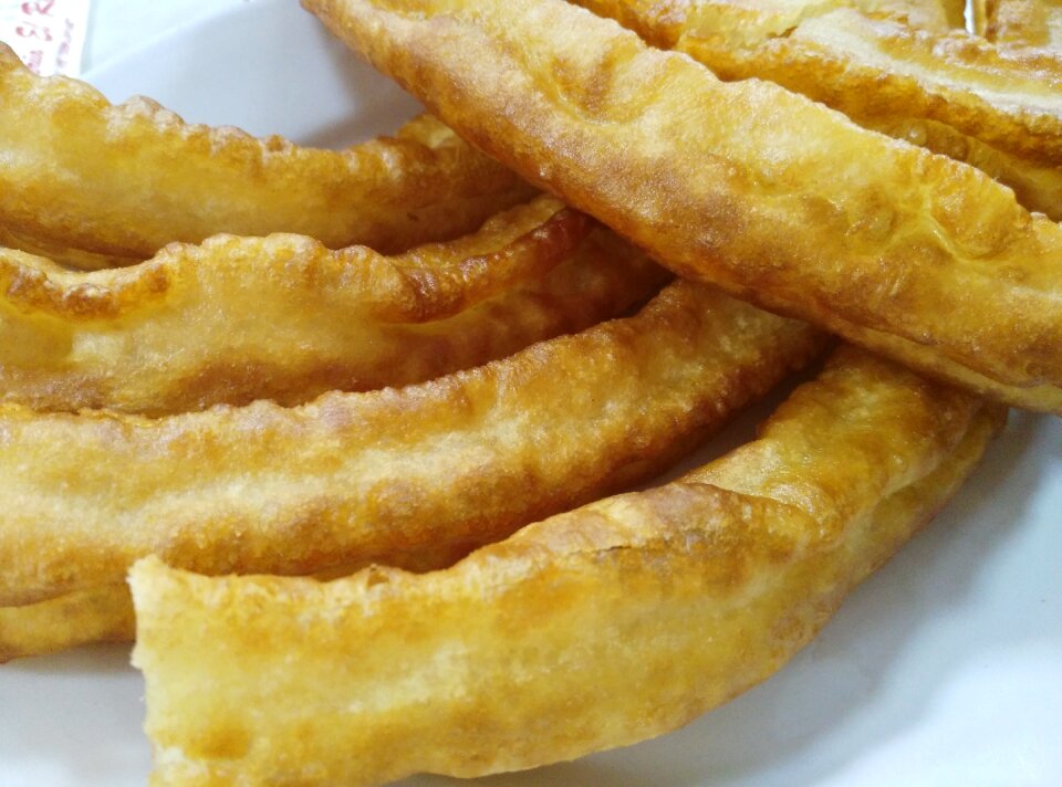 Rico churros with chocolate tasty