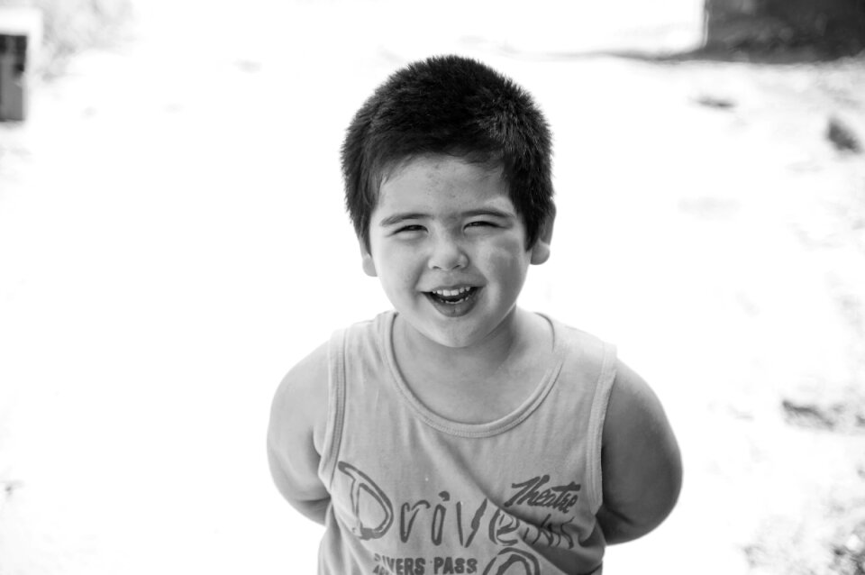 Smile kid portrait
