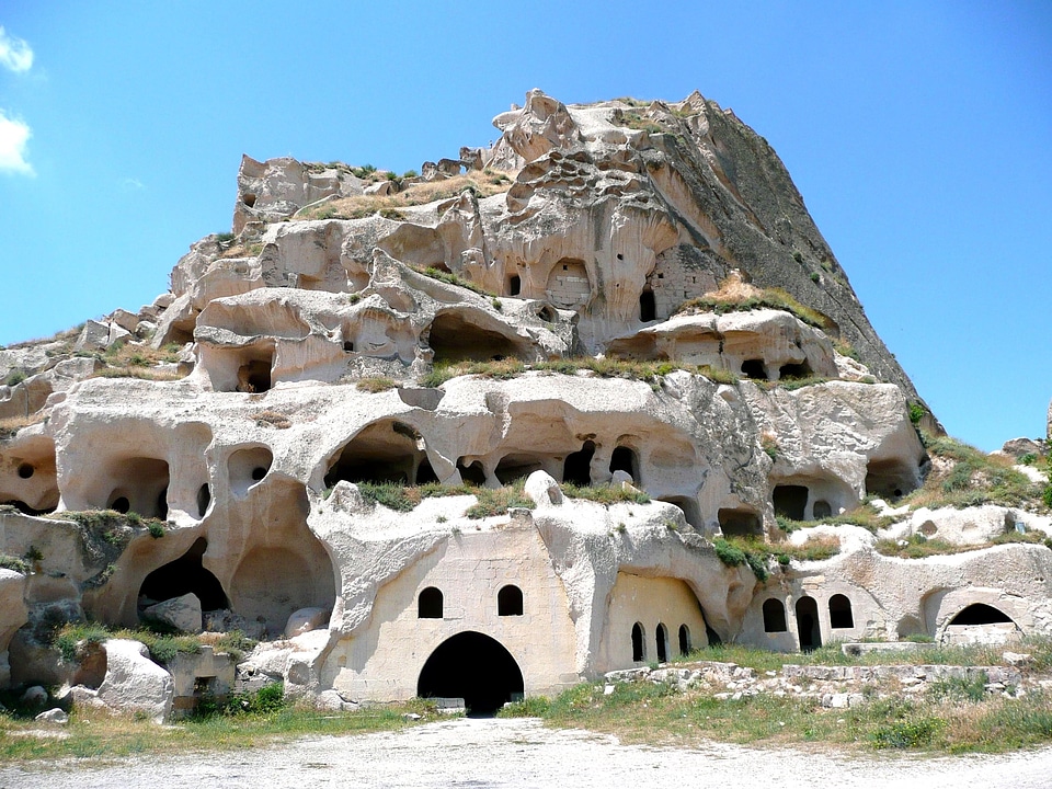 Turkey inhabited troglodyte