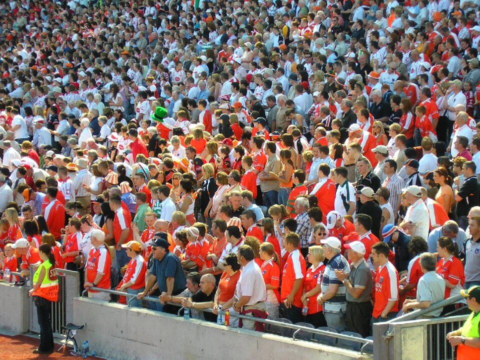 Stadium people match