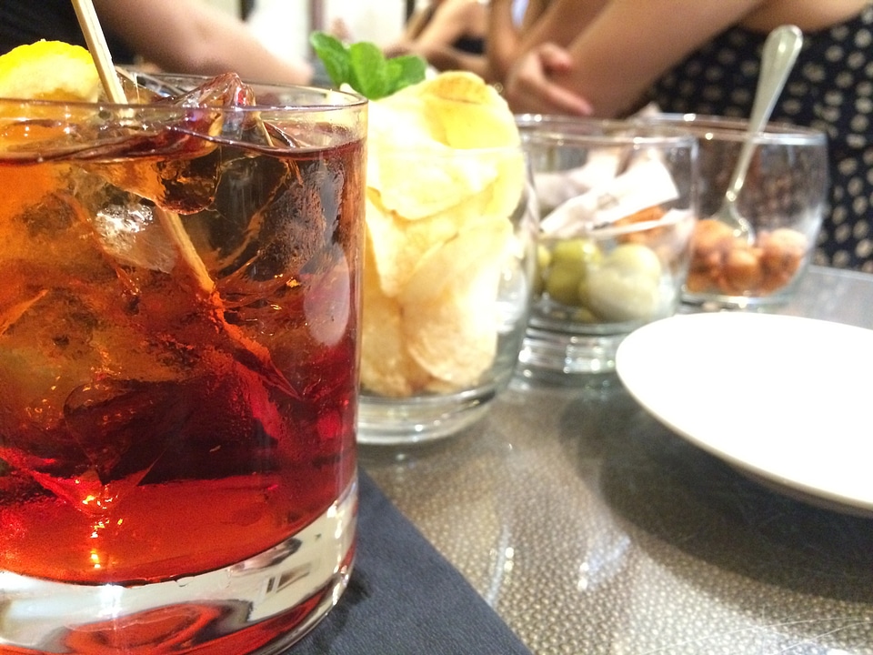 Alcohol cocktail orange
