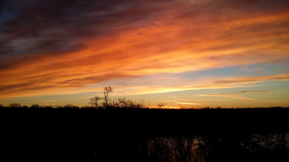 Evening clouds outdoor photo