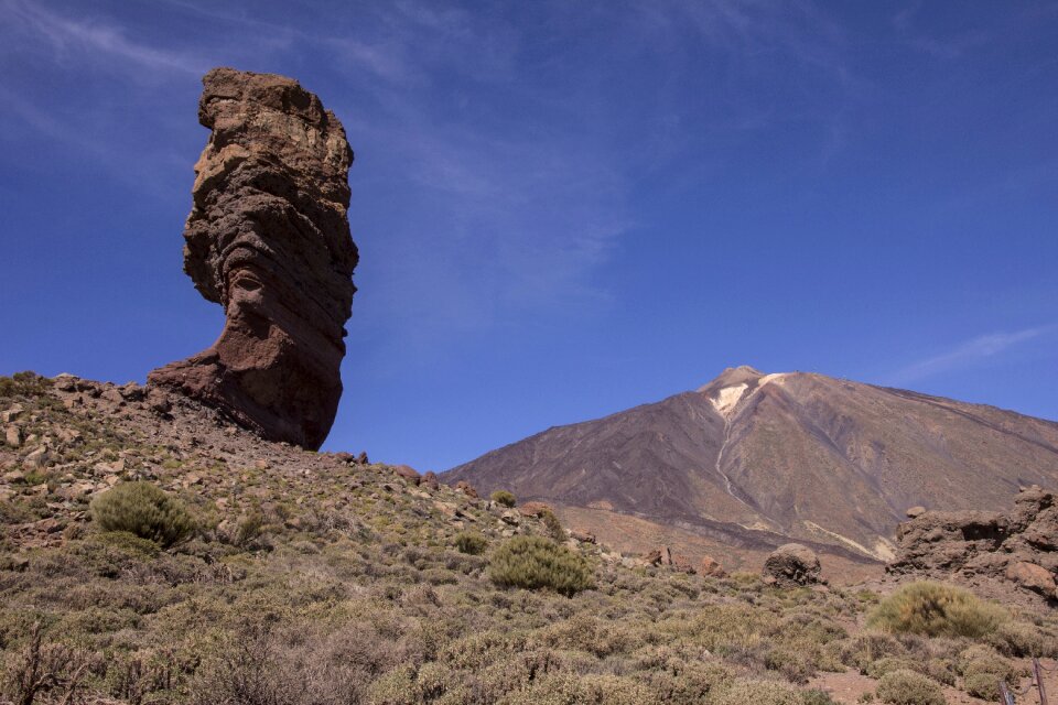 Landscape teide summit