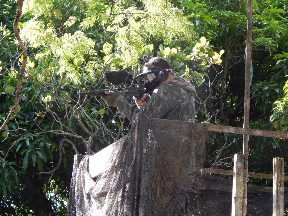 Shooter sight paint ball