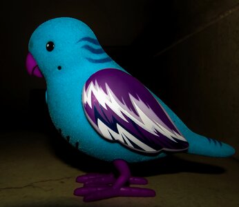 Blue purple funny