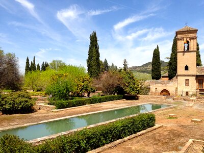 Spain pond landscape