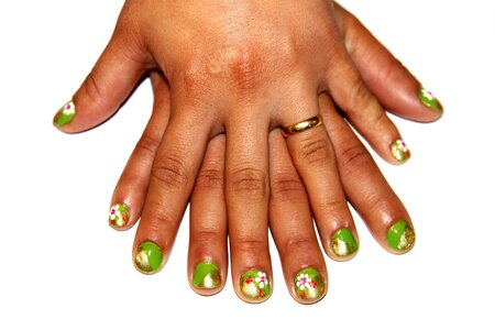 Decorated nails artistic nails fashion