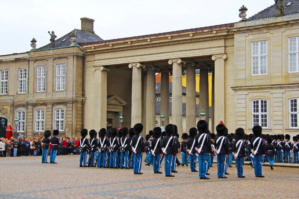 Amalienborg palace copenhagen denmark
