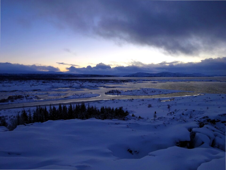 Wide winter snow