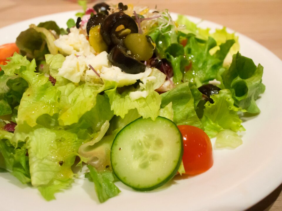 Salad vegetables green