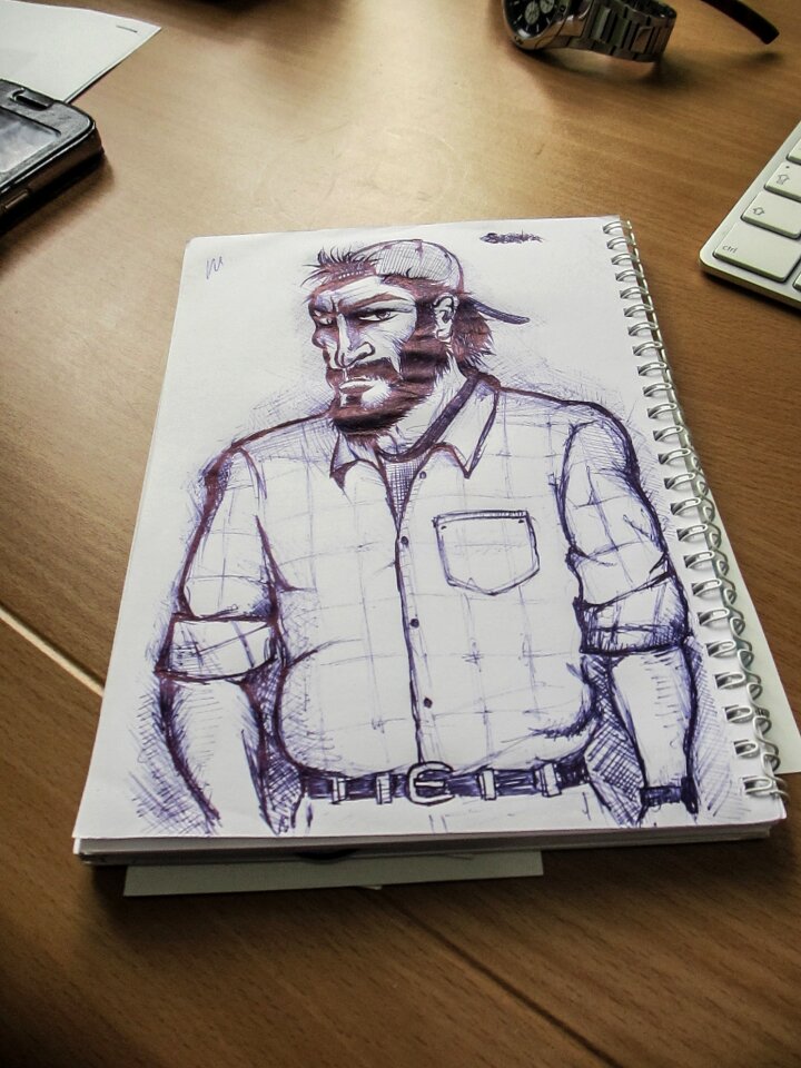 Artistic table portrait