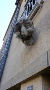 Mask stone sculpture sculpture