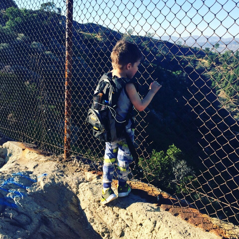 Hiker age of 3 full of wonder