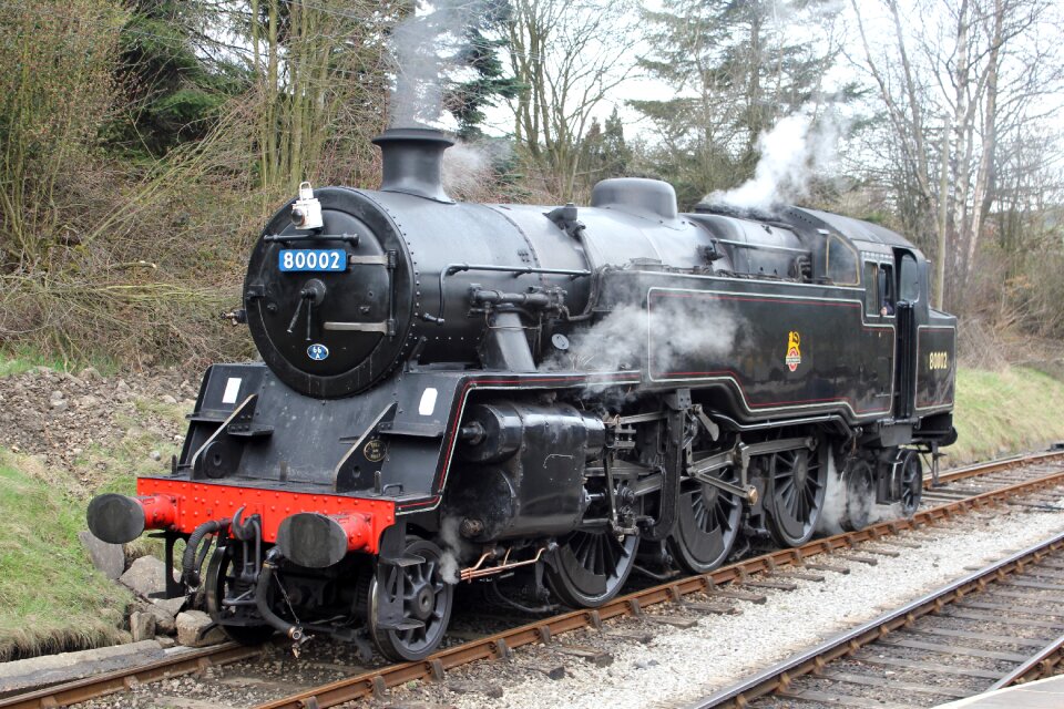 Engine railway transport