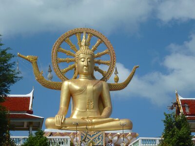 Big buddha koh samui thailand photo