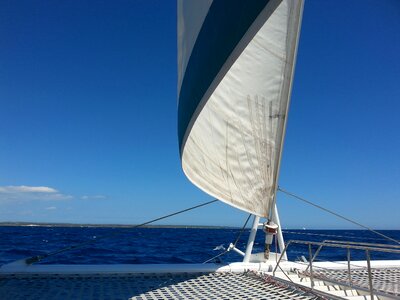 Blue summer marine
