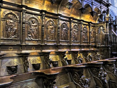 Cathedral stalls sculpture