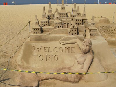 Sand sculpture art