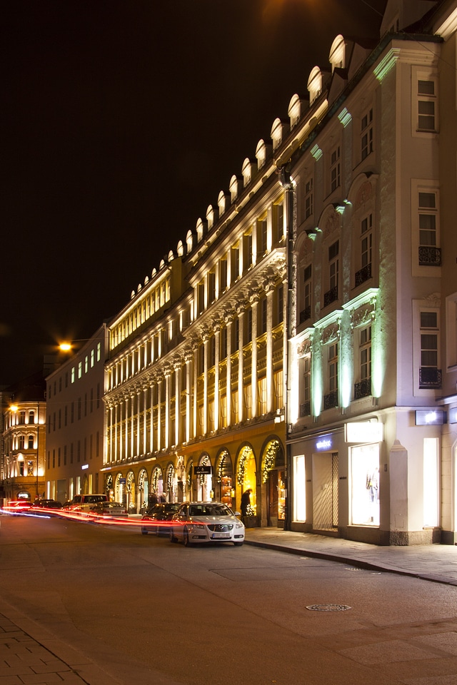 Facades window building photo