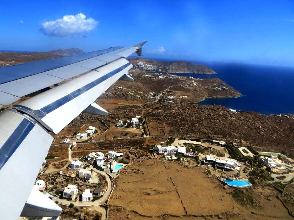 Cyclades aegean sea island