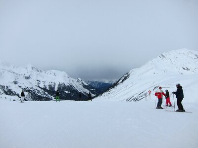 Ski ski piste mountain photo