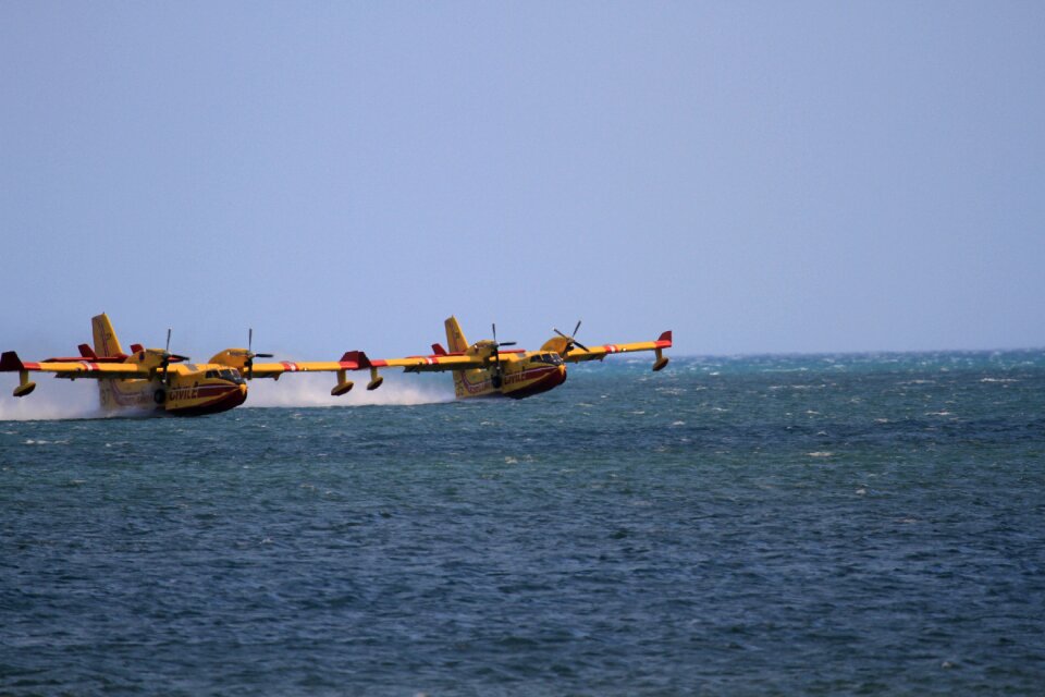 Canadair fire sea