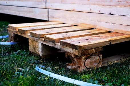 Wooden pallet wood industry
