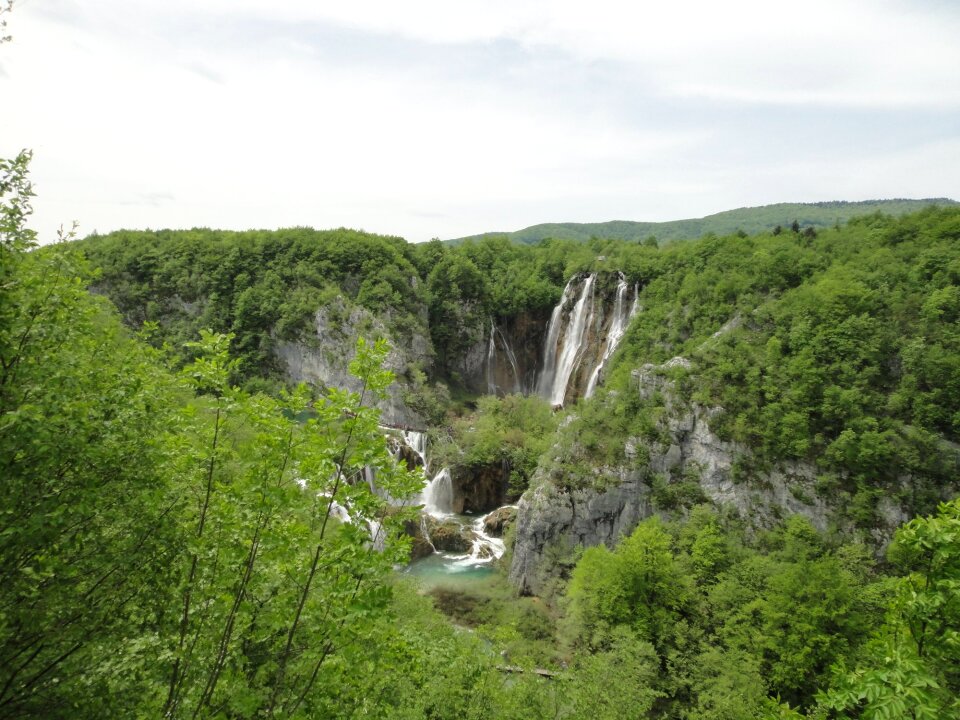 Plitvice waterfall nature