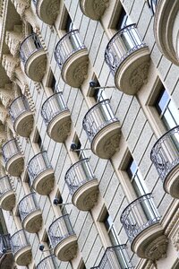 Balconies graphics city