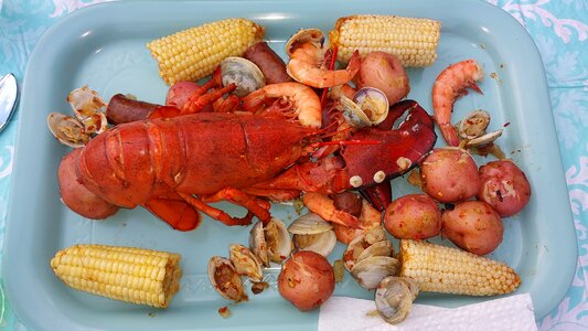 Shrimp seafood photo