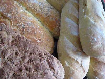 Food bake bread carbohydrates photo