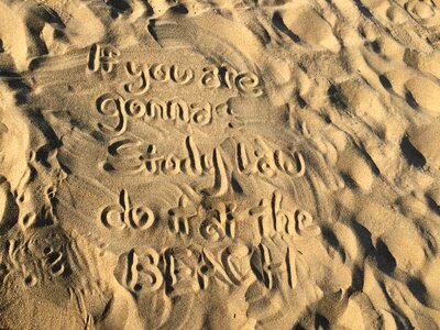 Writing moto quote