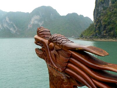 Dragon bow figurehead photo