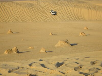 Tunisia sand sand dunes photo