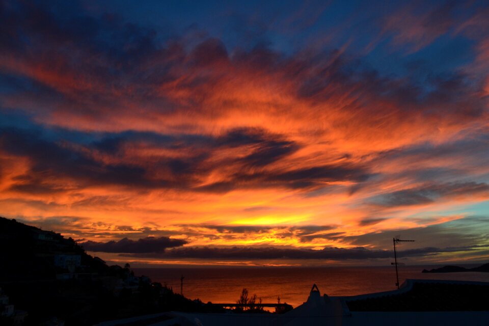 Sunset evening