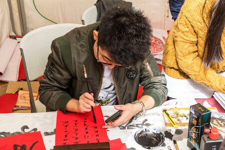 Ideograms to write artist
